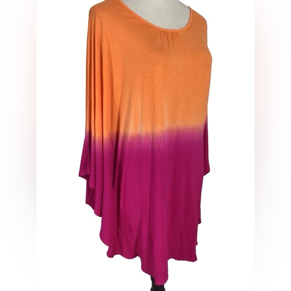 Lucky & Coco Boho Ombre Tie Dye Cover Up Women’s Size Small - Picture 3 of 6